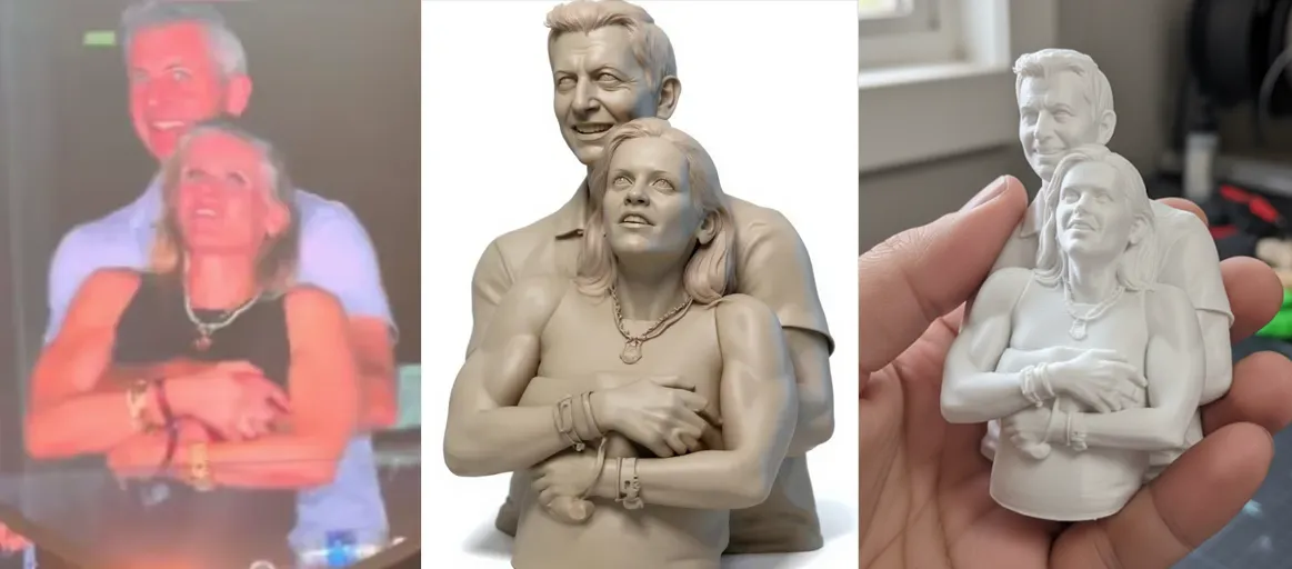 Generate 3D busts from single photo with AI