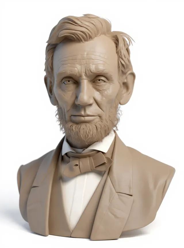 Abraham Lincoln 3D bust