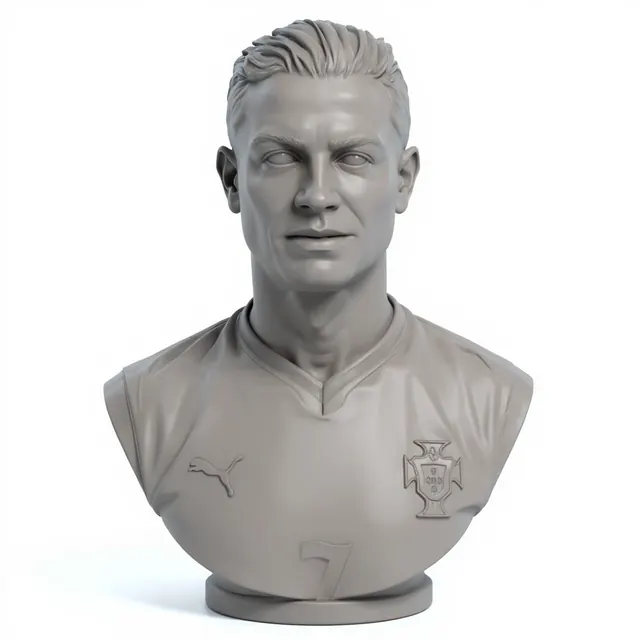 Cristiano Ronaldo 3D bust
