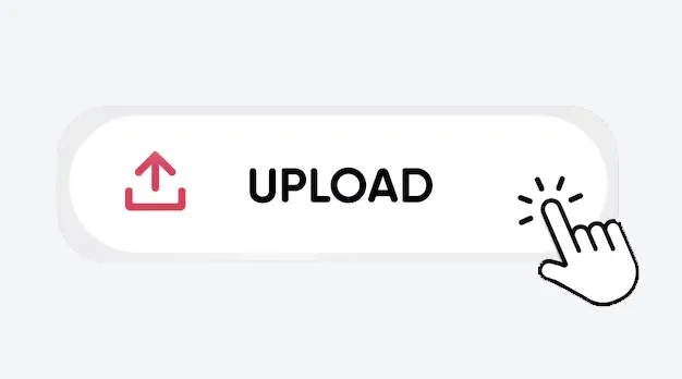 Upload interface showing drag and drop functionality for 3D bust generation