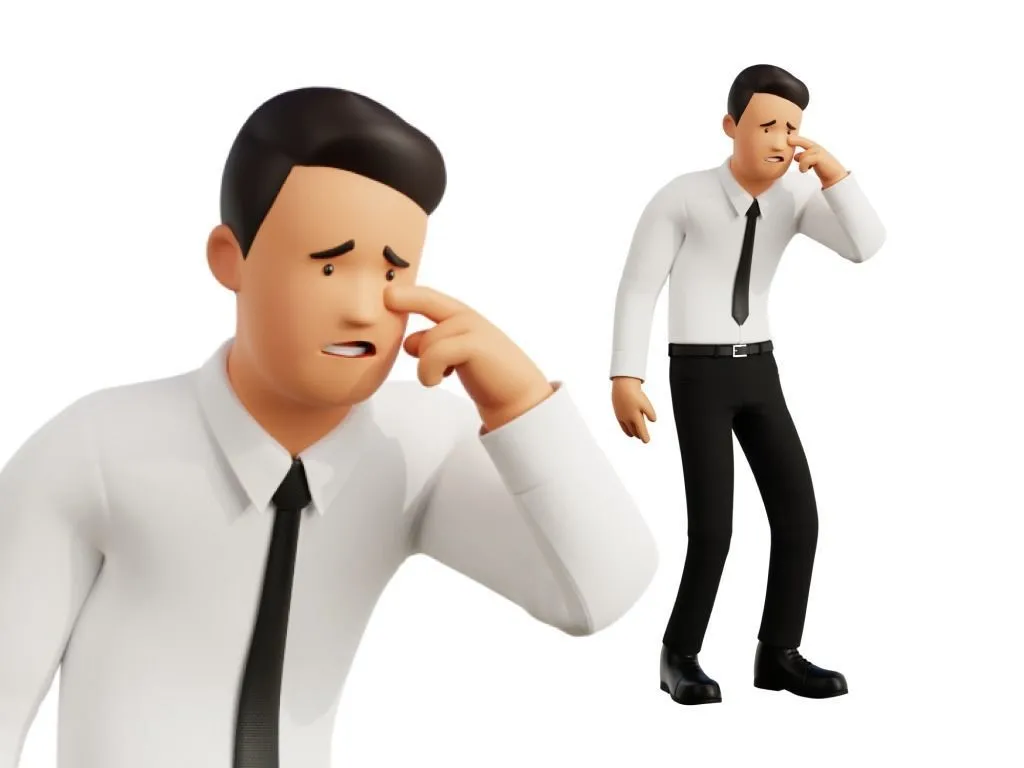 Business Office Man Character 3D animation showcase