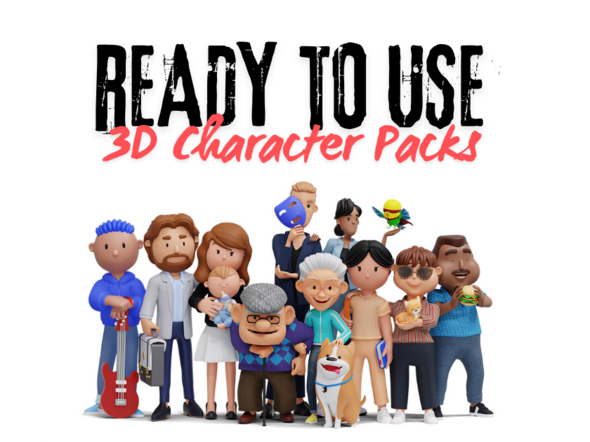 3D MODELS, CHARACTER 3D MODELS, DOWNLOAD 3D CHARACTER