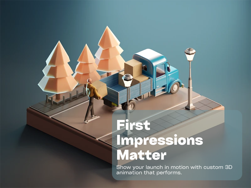 custom 3d animation for product launch, 3d animation services