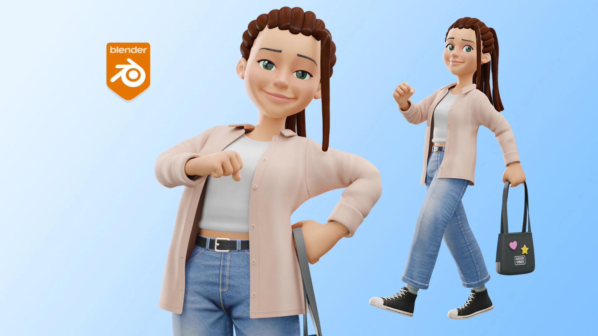 Cartoon Female Casual Streetwear