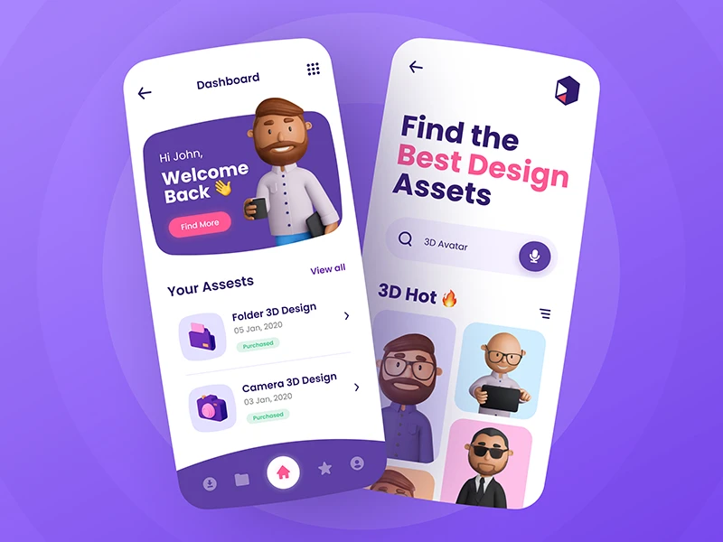 Stylized cartoon 3D avatars app